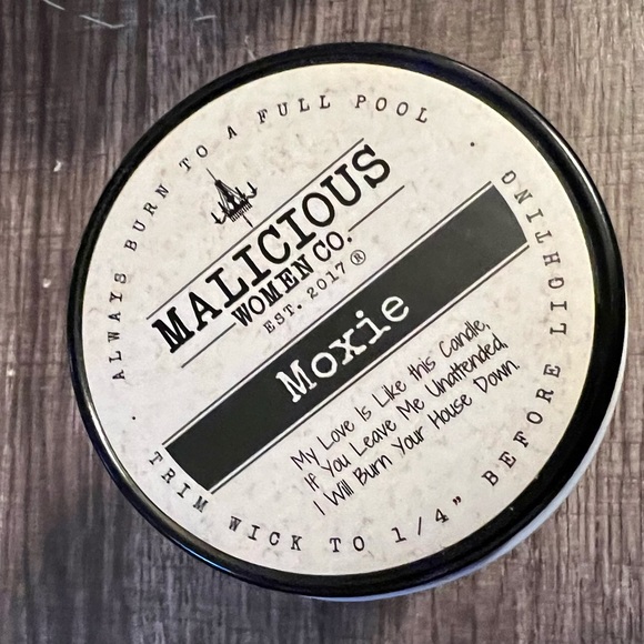 New, Malicious Women Candle Co. “I Do What I Want”, Funny, Glass 9 oz - Picture 2 of 7